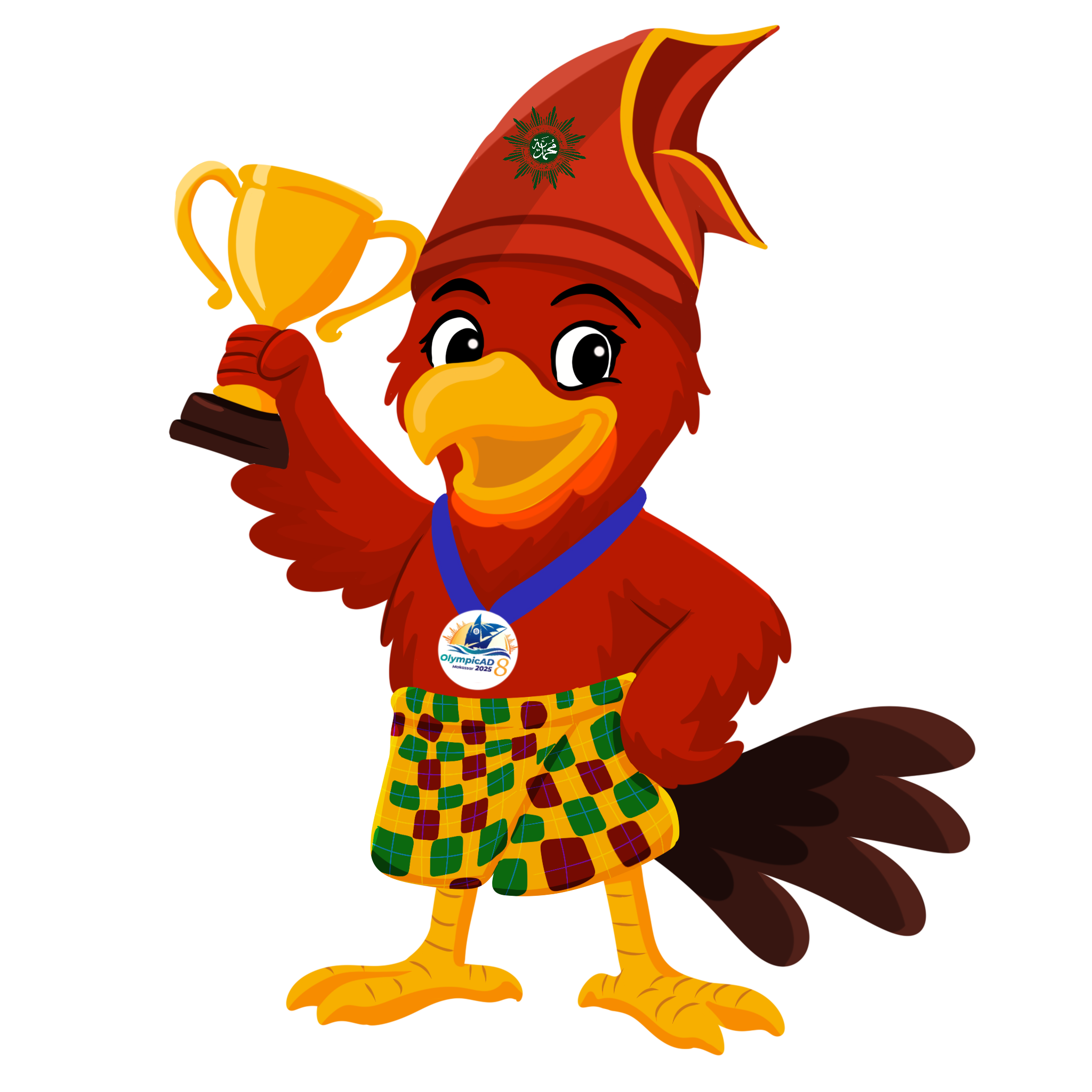 Ilustrasi kompetisi OLYMPICAD VIII dengan siswa berprestasi